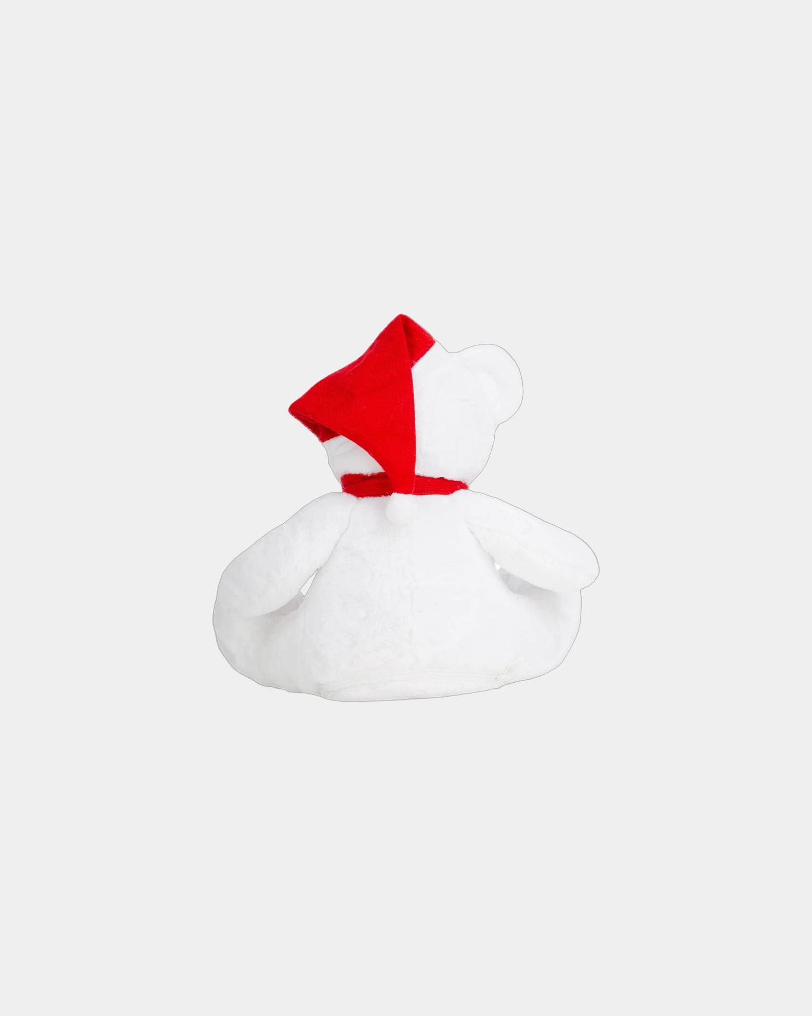 Peluche ourson de Noël bonnet et écharpe à personnaliser - 1