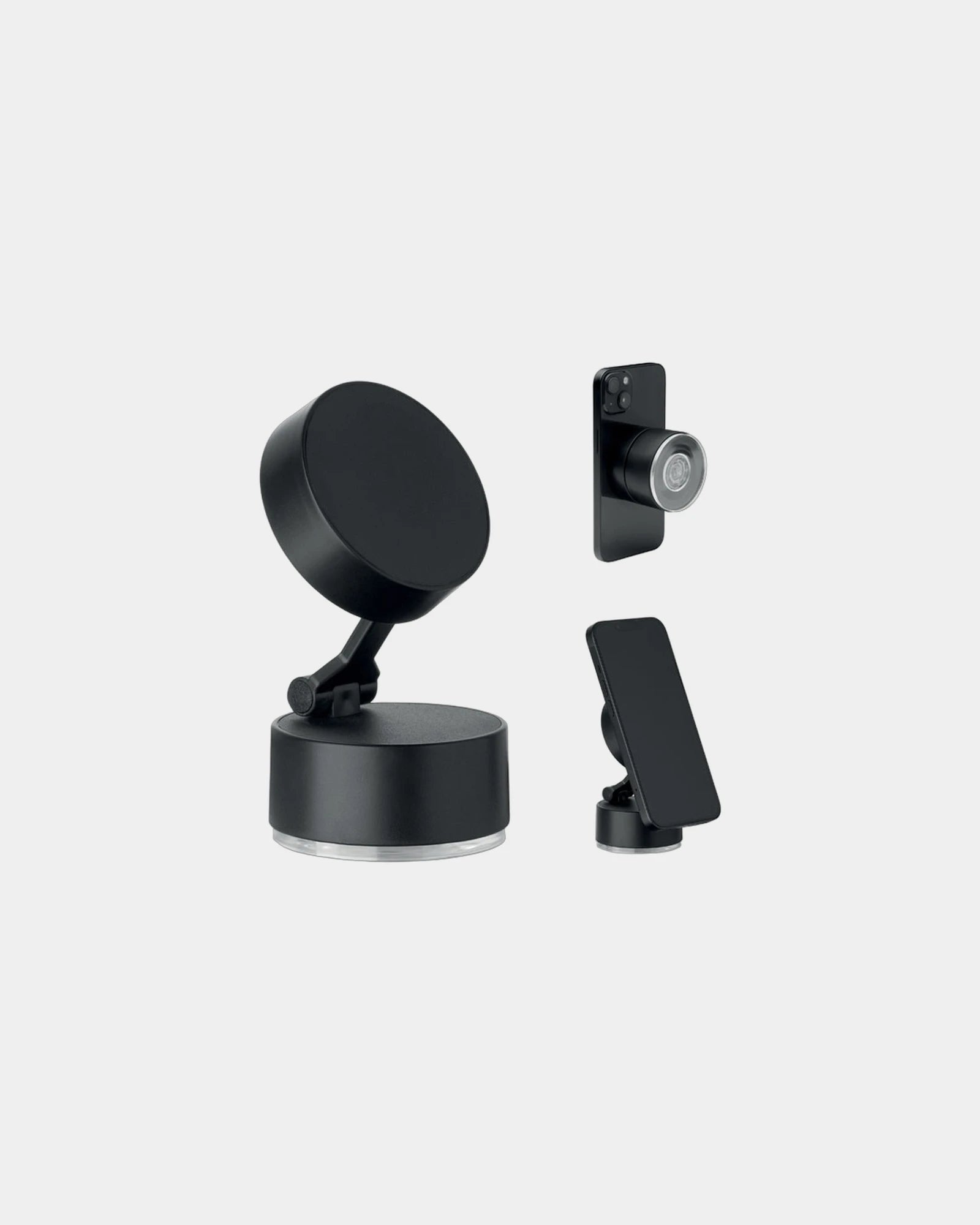 Support magnétique téléphone ABS Magphone à personnaliser - Noir