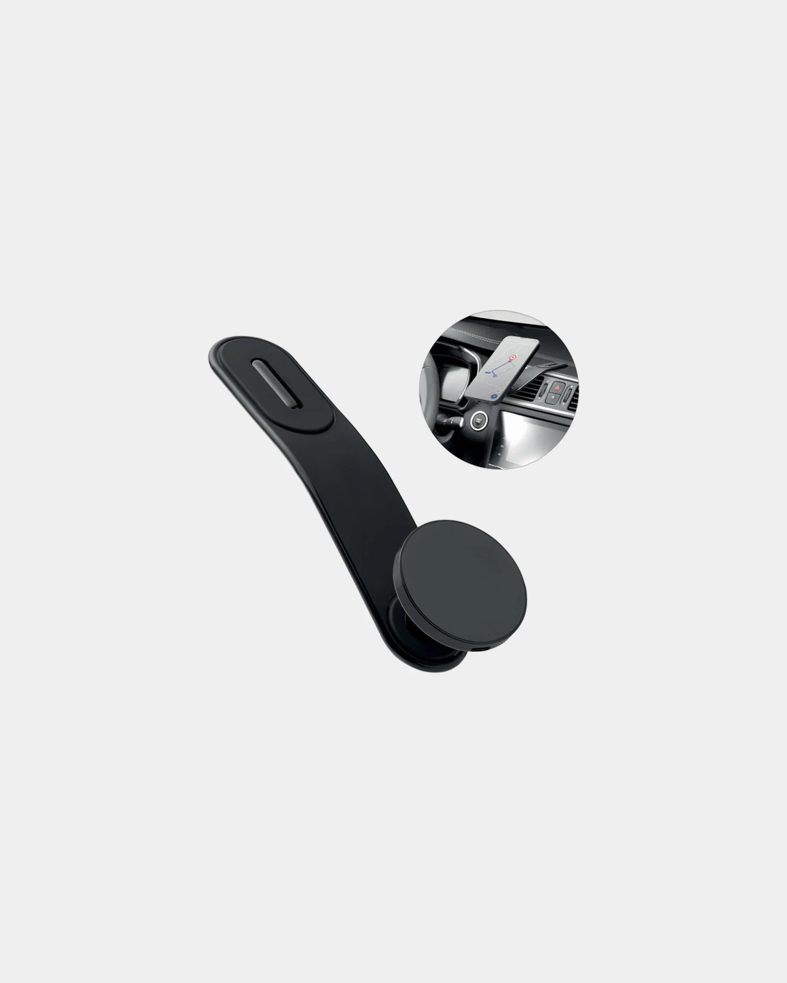 Chargeur de voiture magnétique 15W à personnaliser - Noir