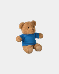 Peluche ourson t-shirt 23 cm Jackie à personnaliser - Bleu