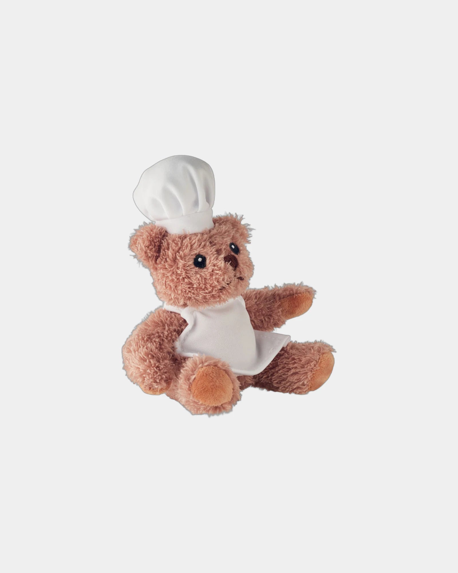 Peluche ours chef cuisinier 17 cm à personnaliser - 1