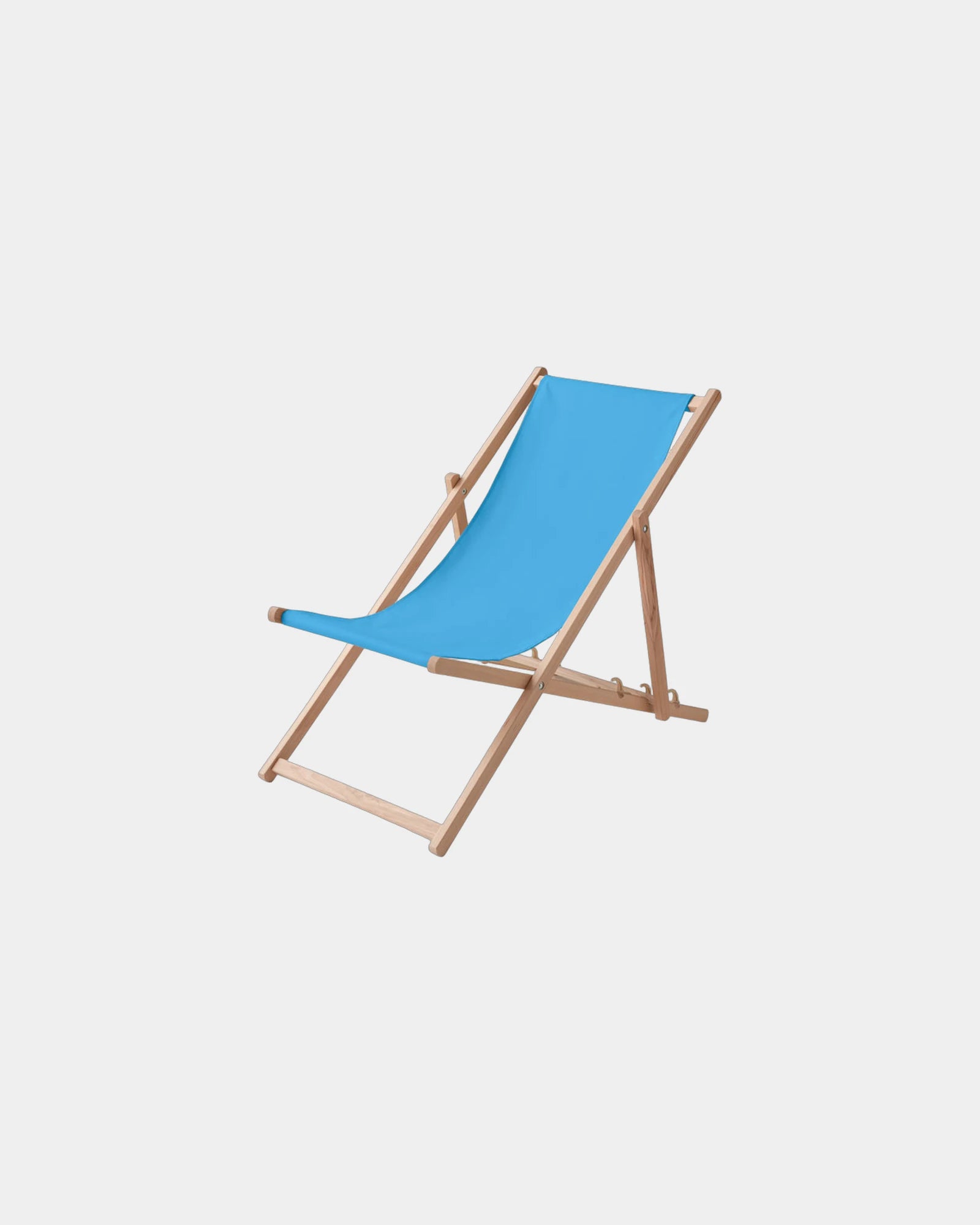 Transat en bois FSC à personnaliser - Turquoise