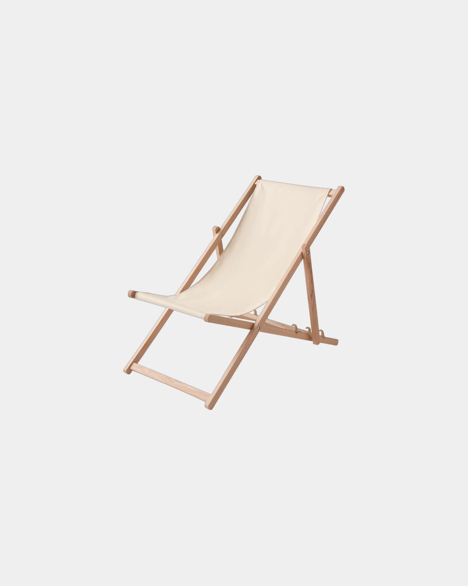 Transat en bois FSC à personnaliser - Beige
