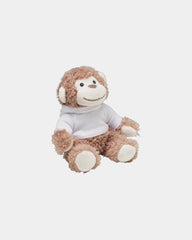 Peluche singe PET Lenny à personnaliser - Blanc