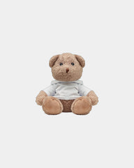 Peluche ourson John 25 cm à personnaliser - Blanc