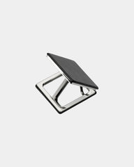 Miroir magnétique double face carré à personnaliser - Noir