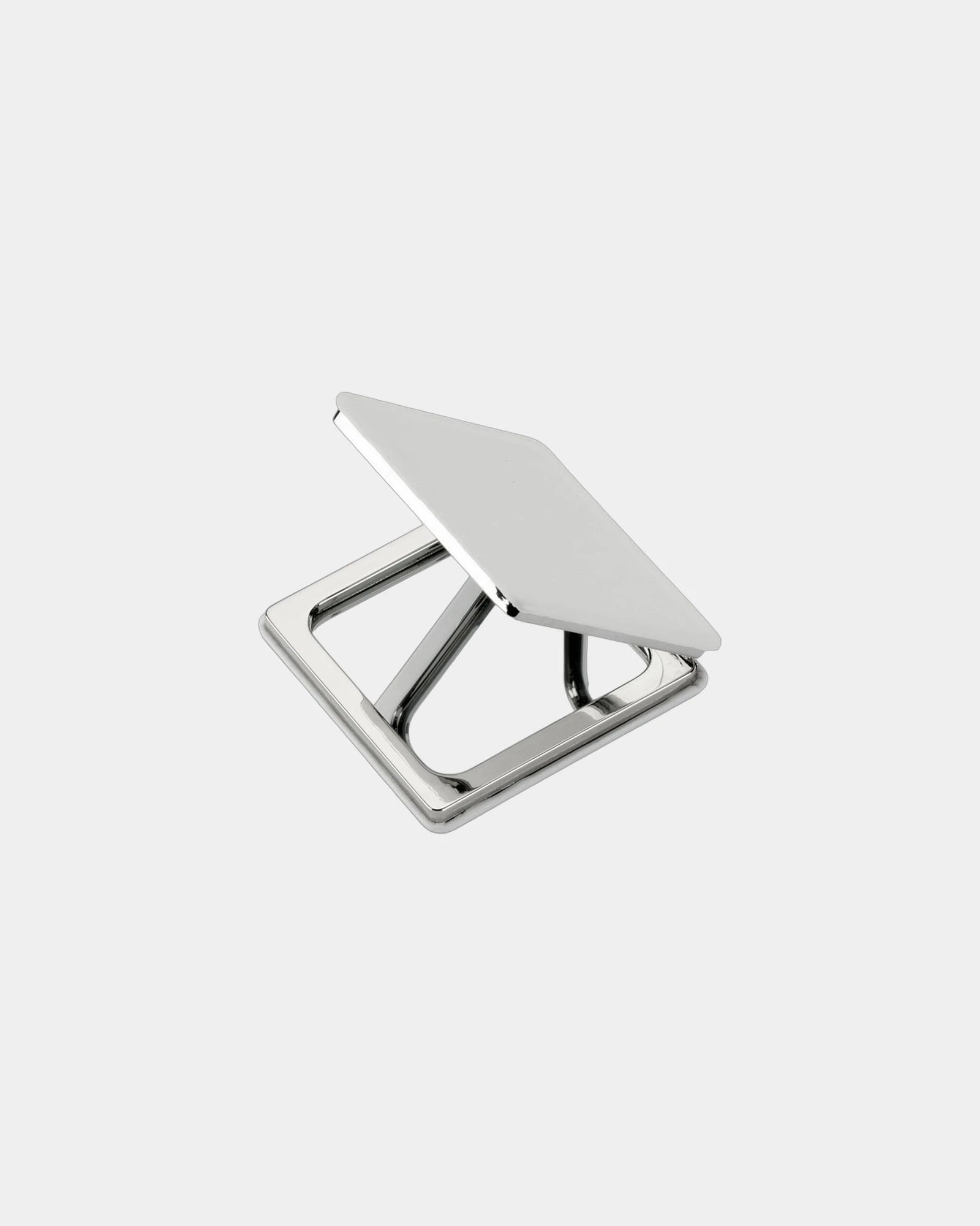 Miroir magnétique double face carré à personnaliser - Blanc