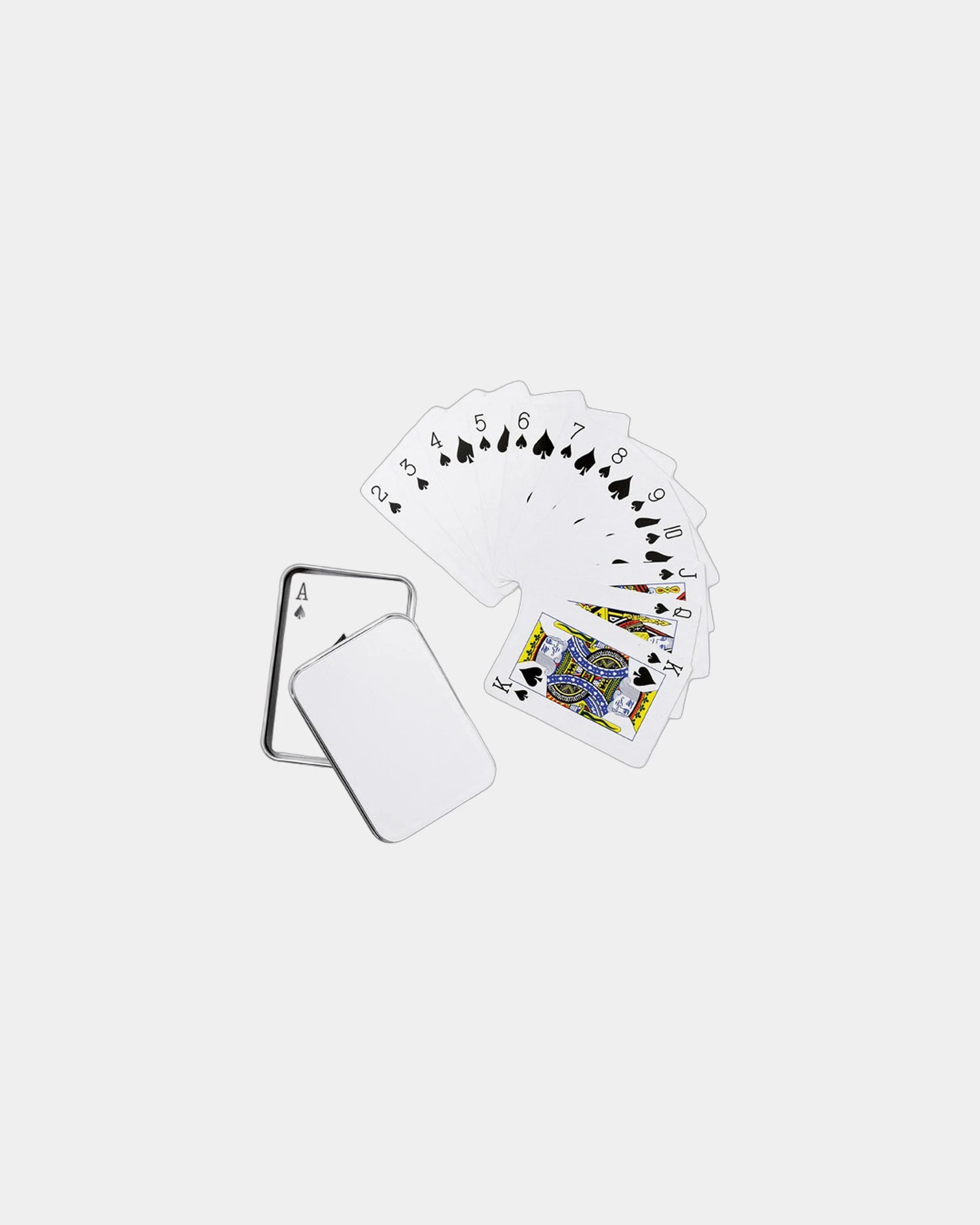 Cartas de juego en caja de estaño para personalizar - 2