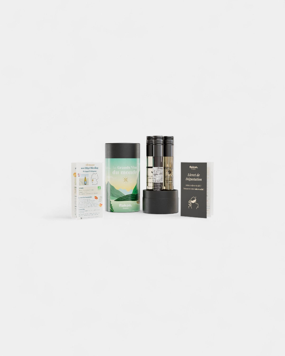 Coffret dégustation 4 flacons de vin à personnaliser - 13