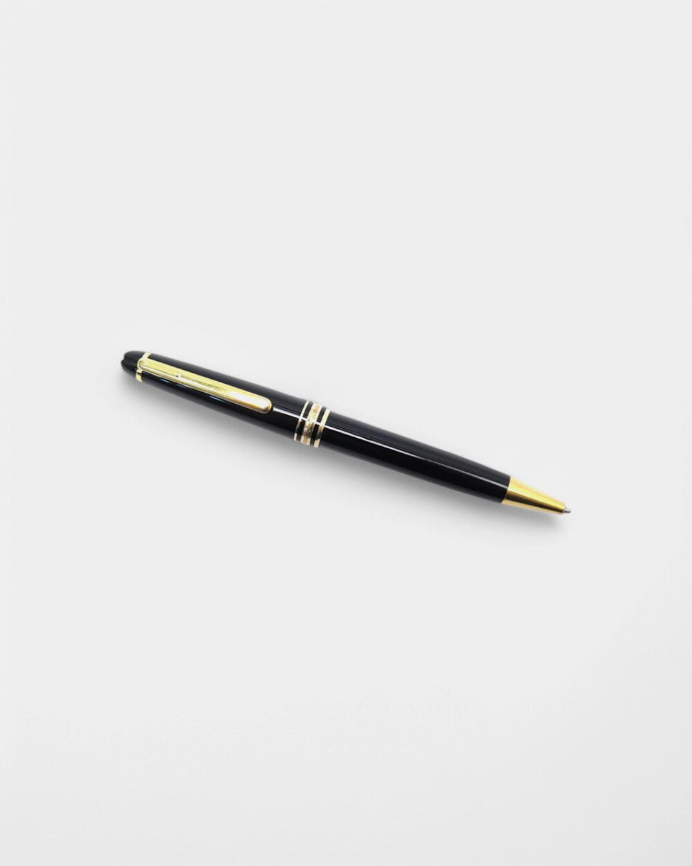 Stylo bille MontBlanc doré personnalisable