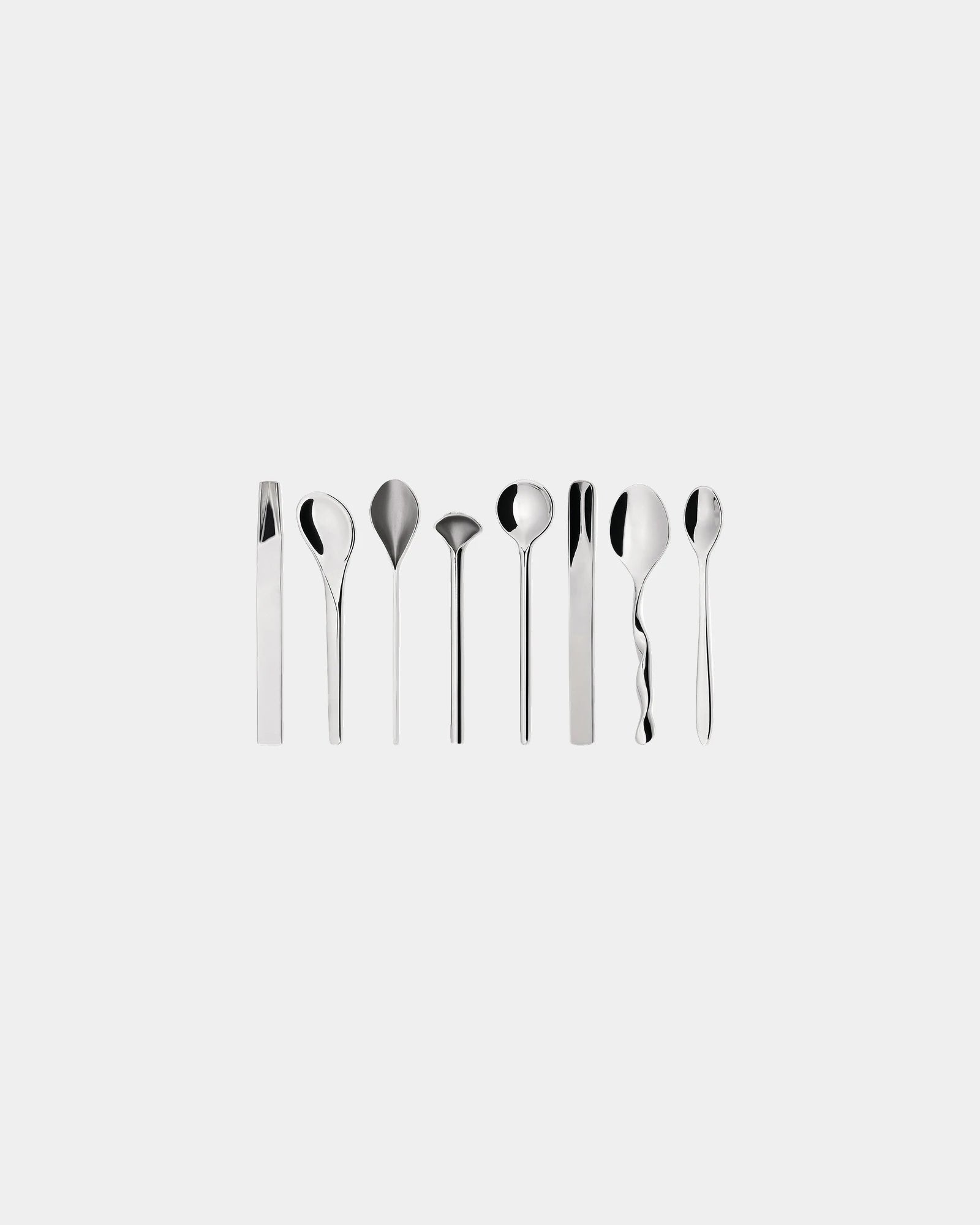 Cuillères à café acier inoxydable Alessi à personnaliser - Silver