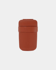Mug nomade éco-responsable 350 ml à personnaliser - Terracotta