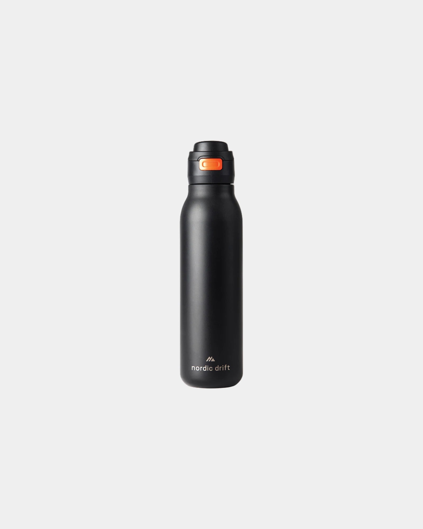 Bouteille inox recyclé 750ml Nordic Drift à personnaliser - Noir