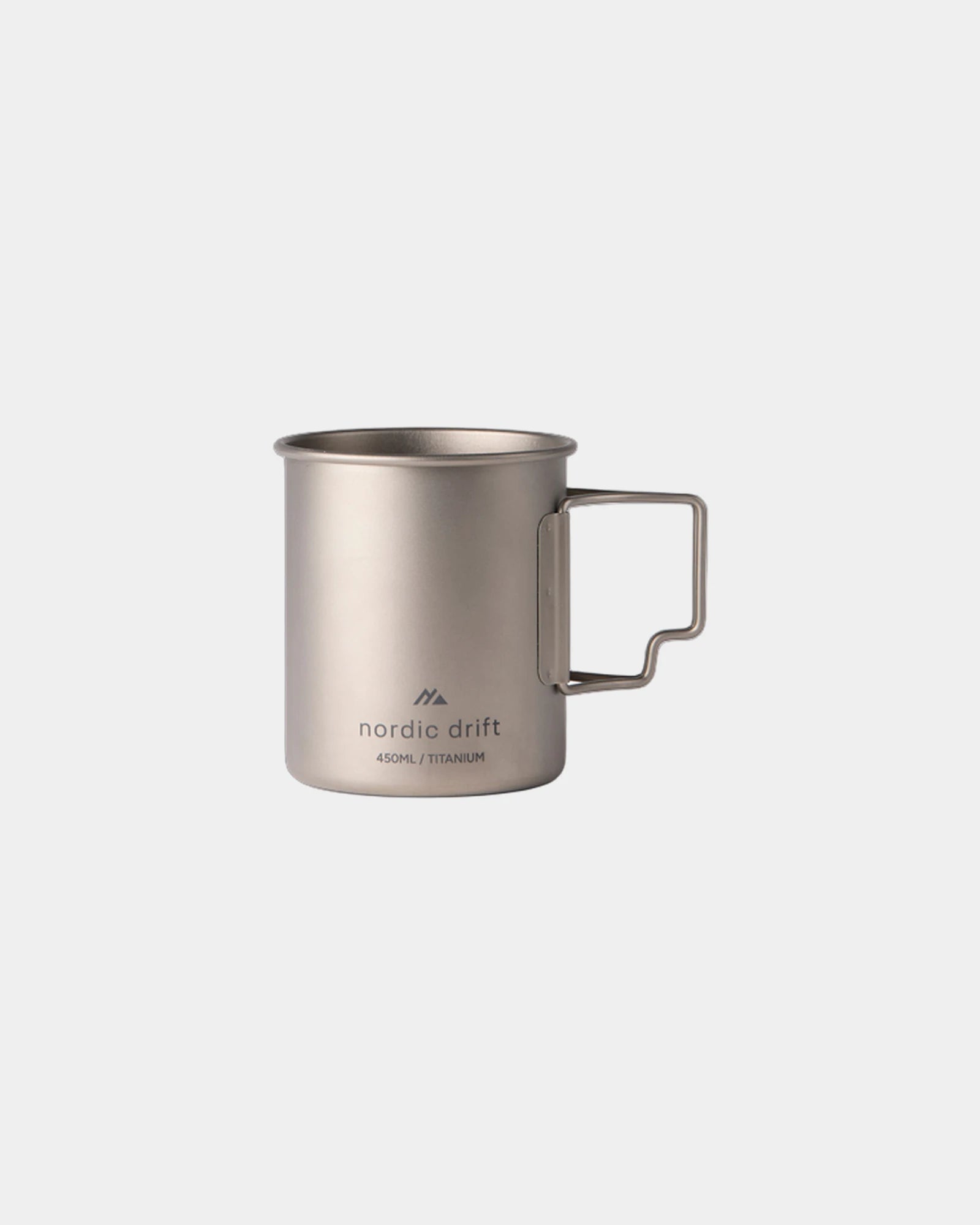 Tasse titane 450 ml à personnaliser - Argent