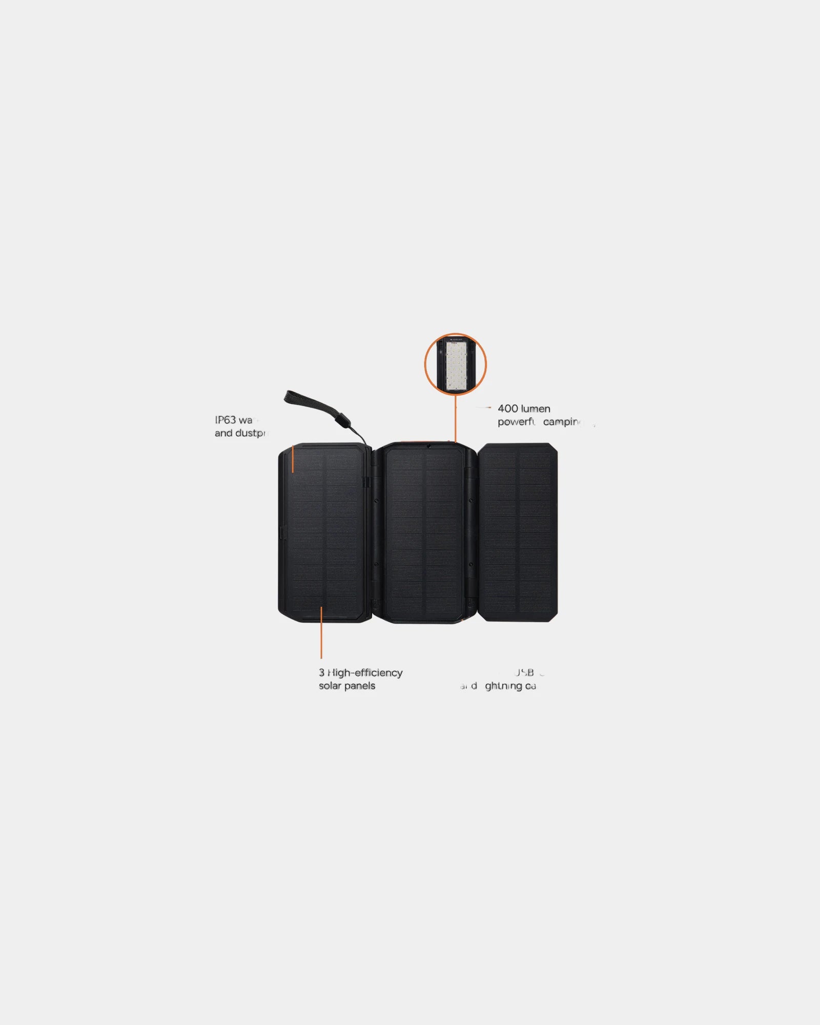 Powerbank solaire 10.000mAh à personnaliser - 1