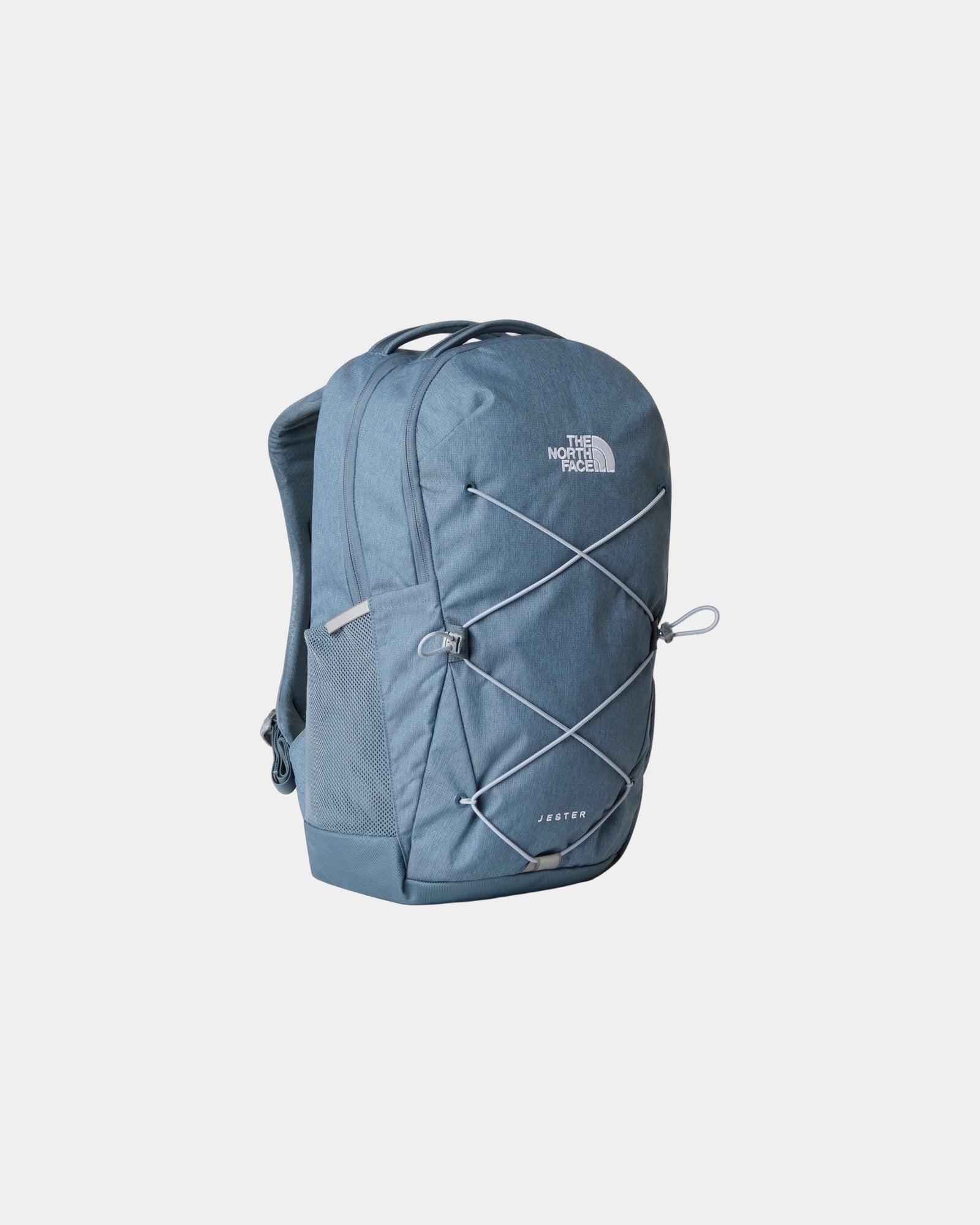 Sac à dos polyester recyclé The North Face Jester à personnaliser - Granite Grey Light Heather-Frost Grey