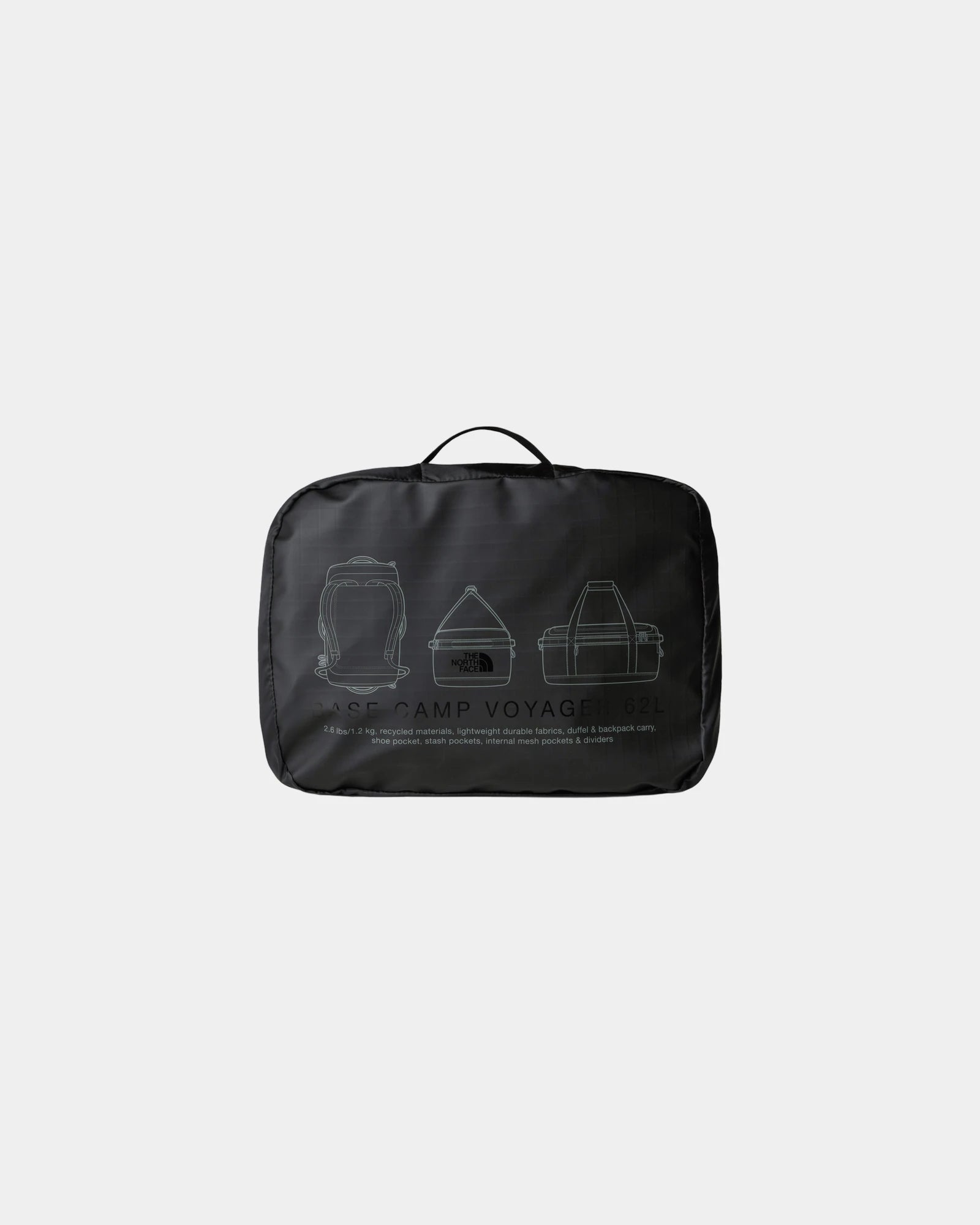 Sac duffel recyclé The North Face Base Camp 62 L à personnaliser - 4