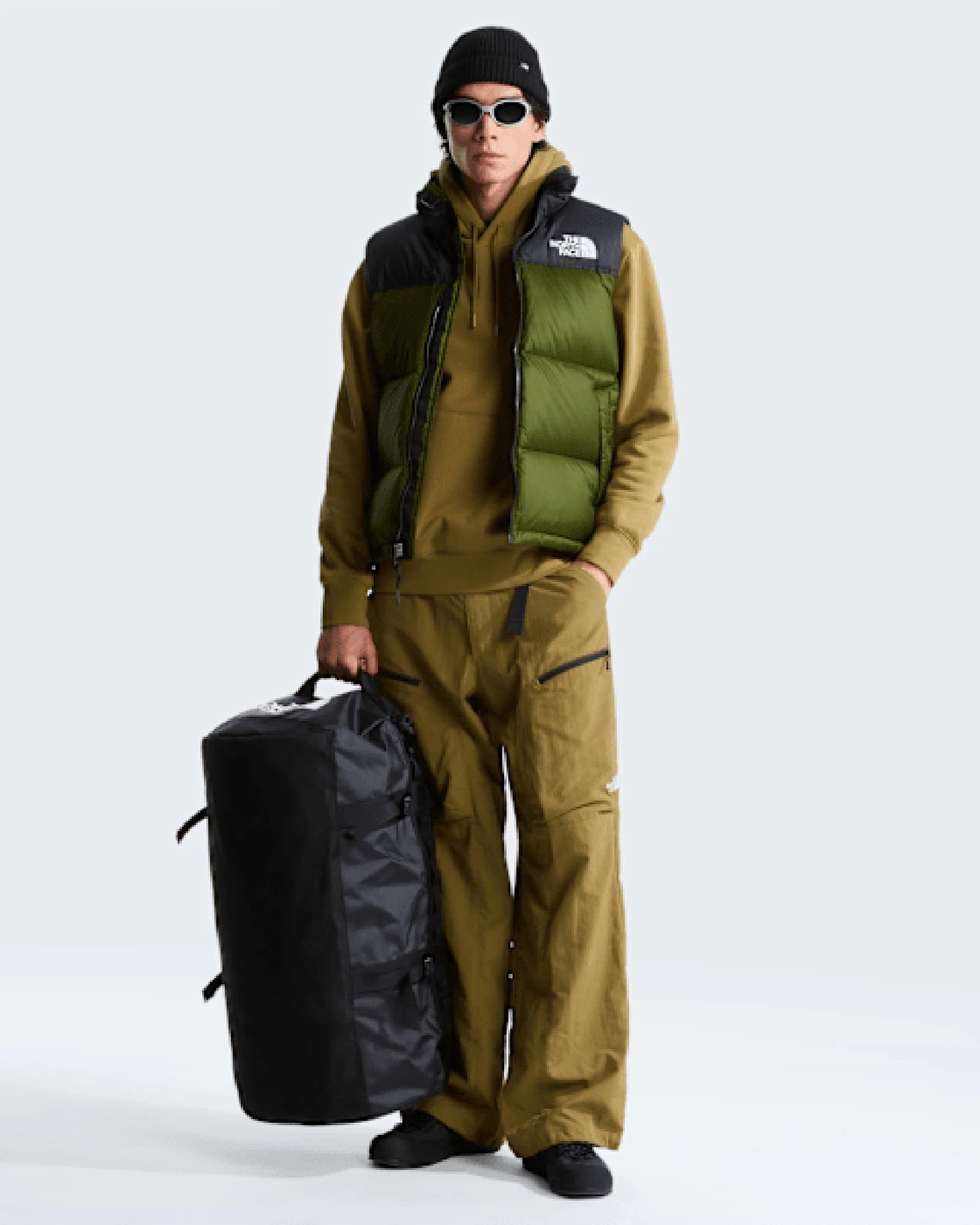 Sac duffel recyclé The North Face 71L à personnaliser - 23