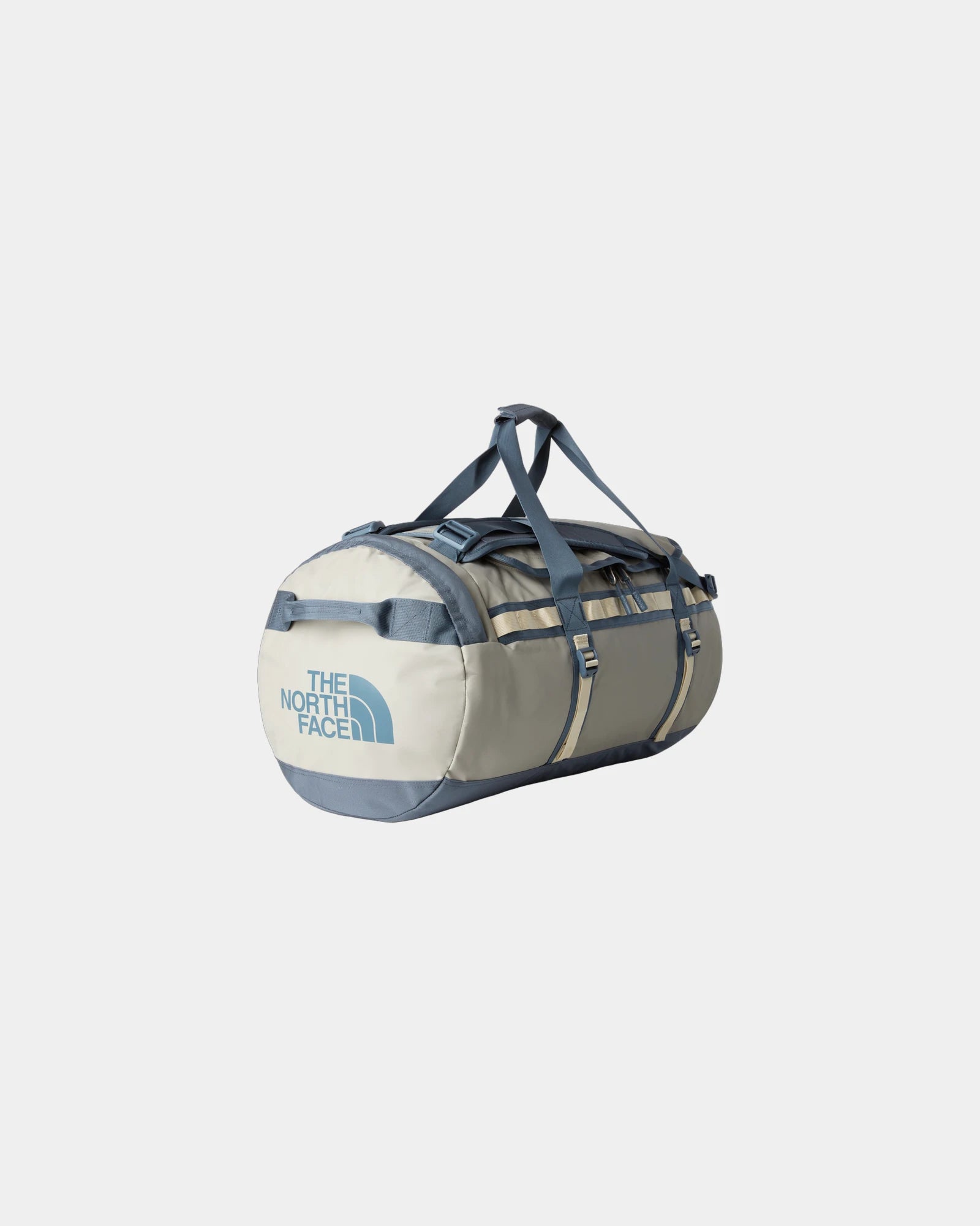 Sac duffel recyclé The North Face 71L à personnaliser - Stone Slab-Granite Grey-Desert Stone