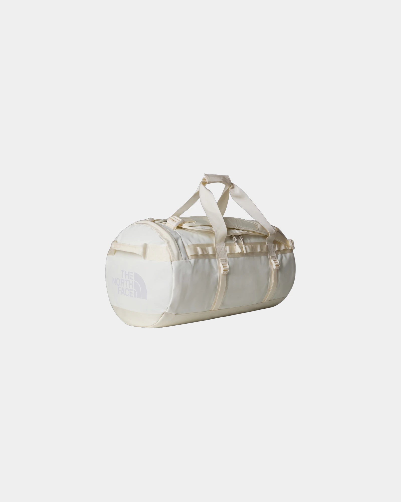 Sac duffel recyclé The North Face 71L à personnaliser - White Dune-Tnf White