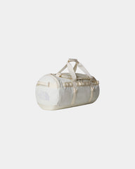 Sac duffel recyclé The North Face 71L à personnaliser - White Dune-Tnf White