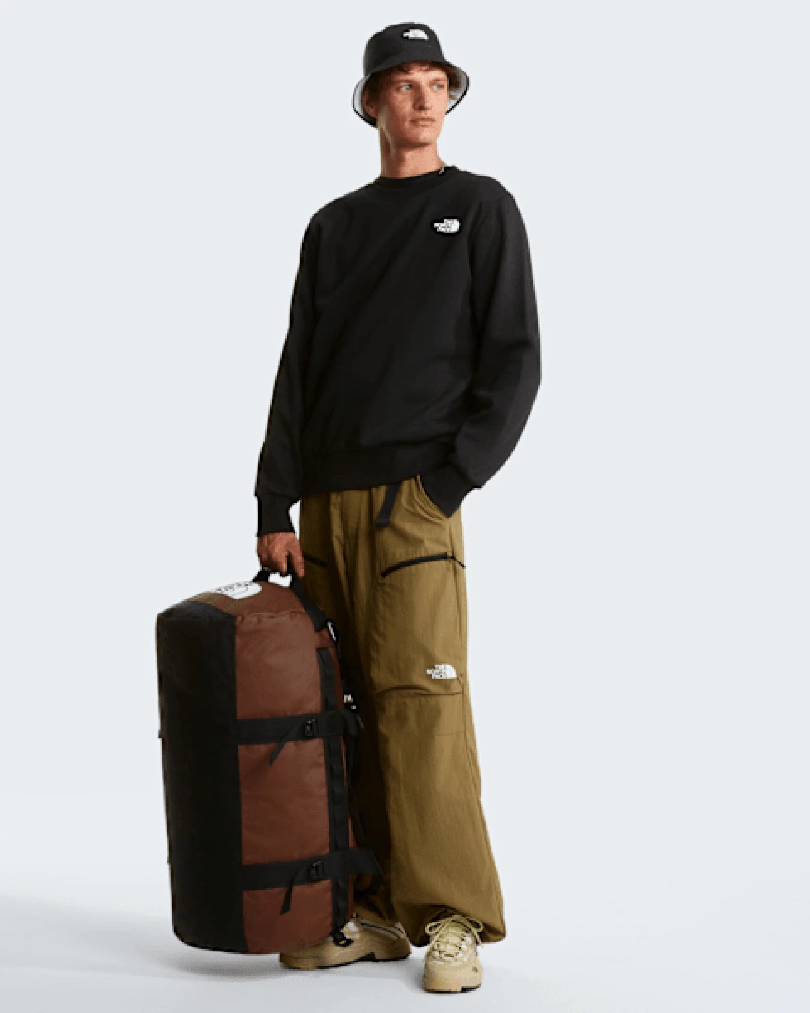 Sac duffel recyclé The North Face 71L à personnaliser - 45