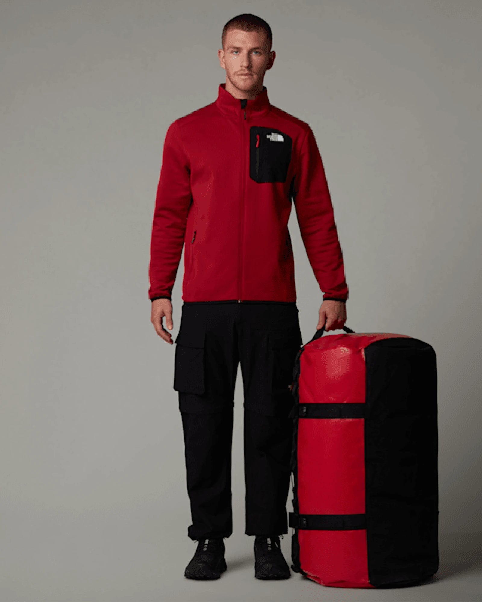 Sac duffel polyester recyclé The North Face 132L à personnaliser - 18