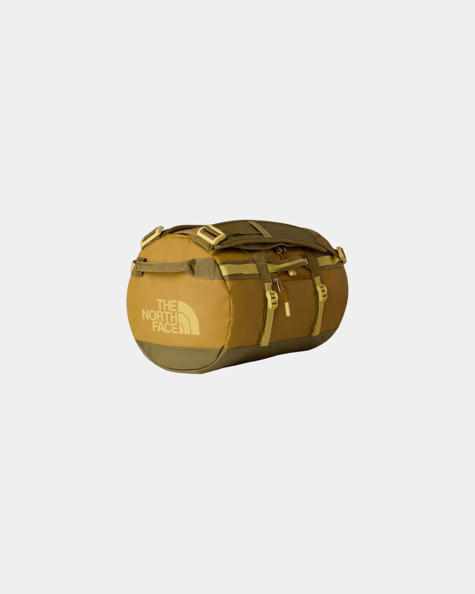 Sac duffel polyester recyclé The North Face 31L à personnaliser - Golden Tan-Cedar-Honeyed Sand