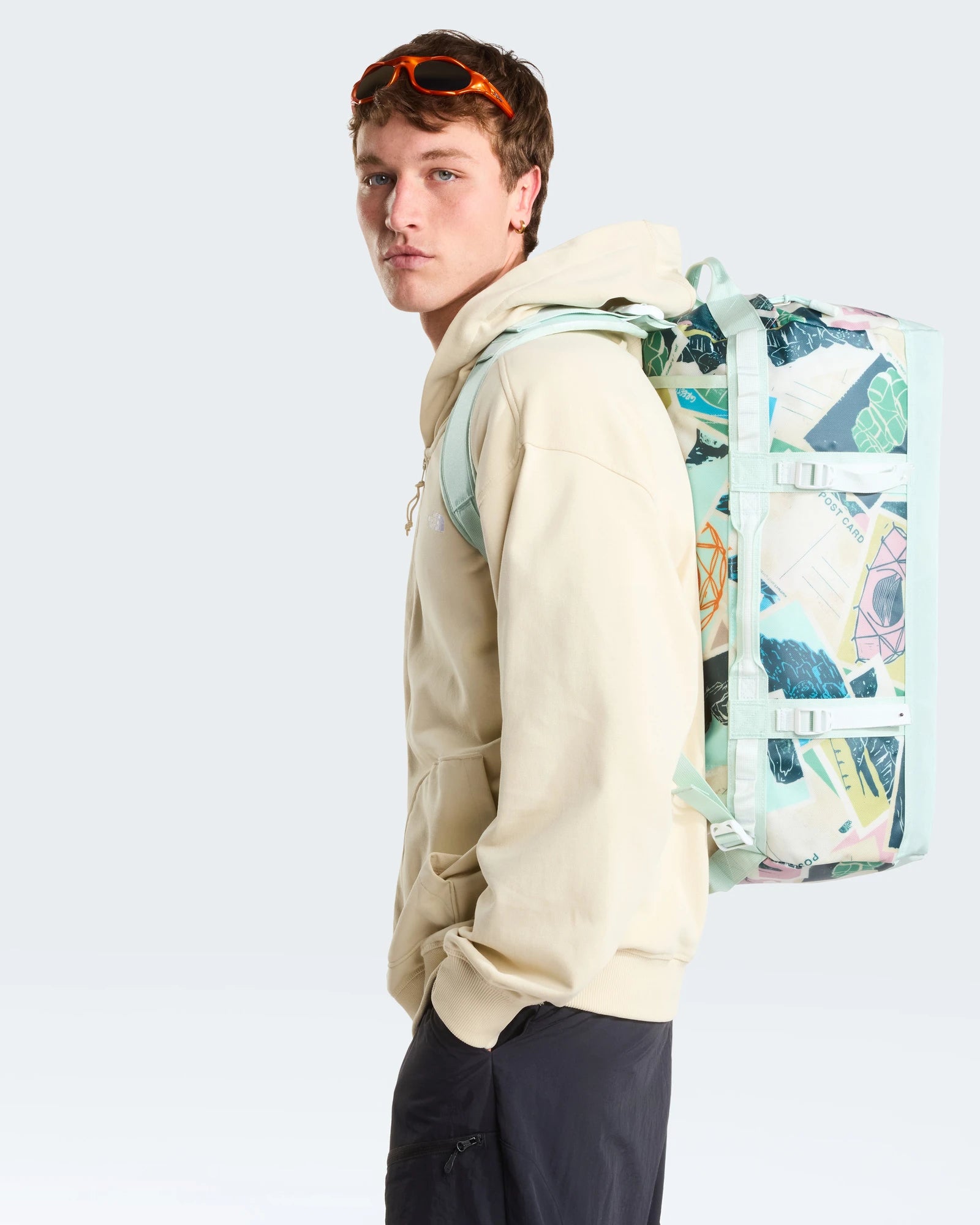 Sac duffel polyester recyclé The North Face 50L à personnaliser - 58
