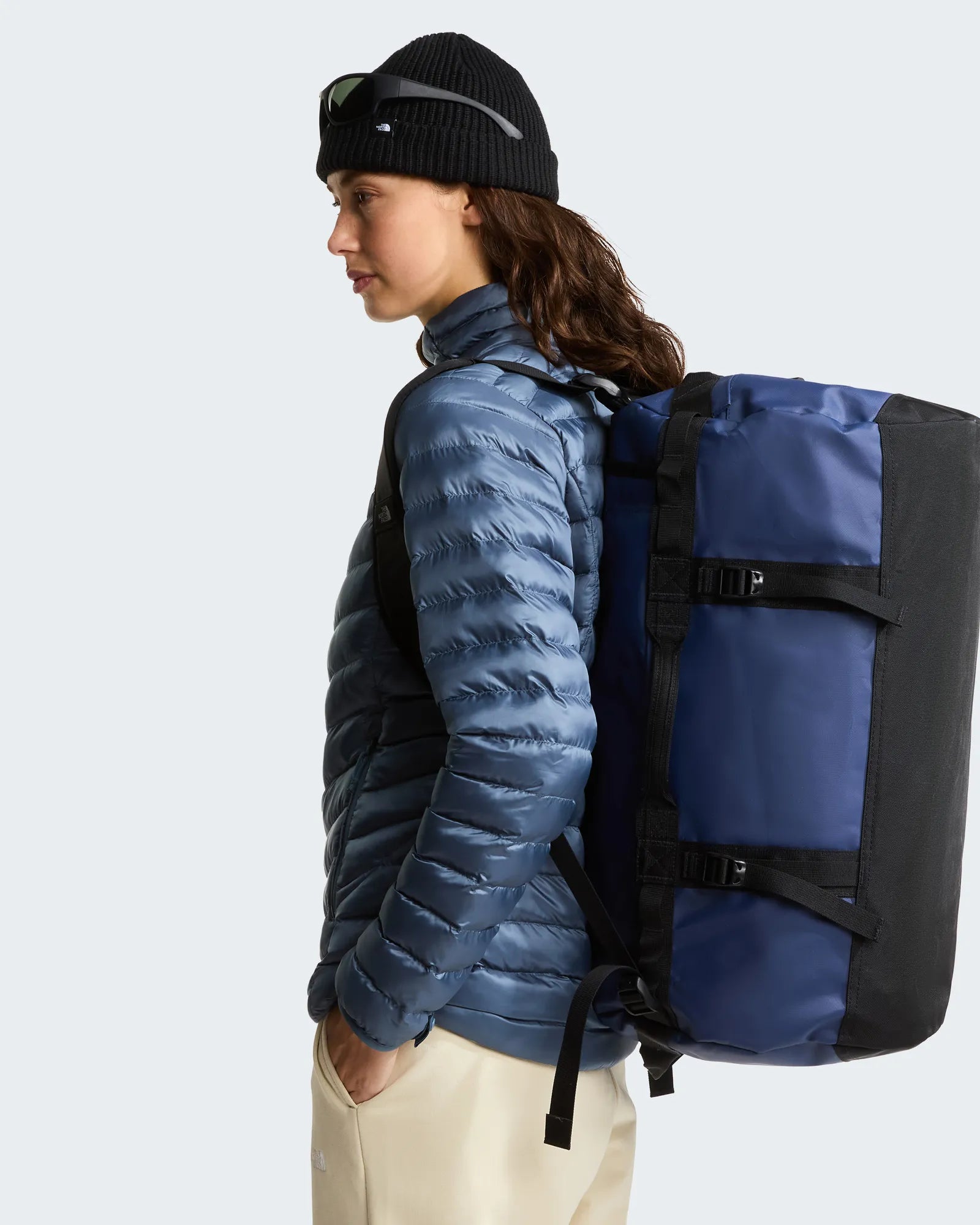 Sac duffel polyester recyclé The North Face 50L à personnaliser - 12