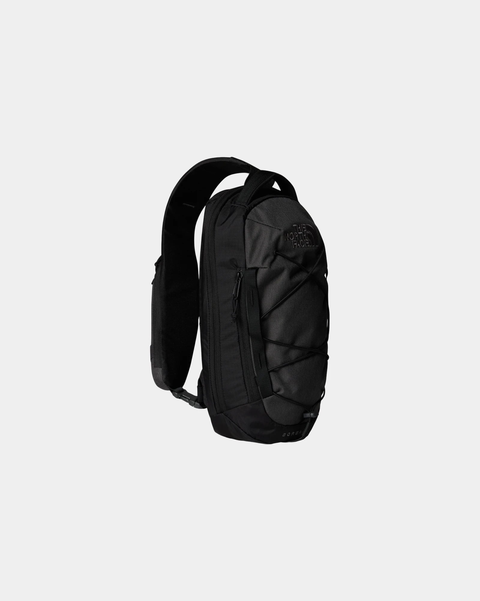 Sac sling recyclé The North Face Borealis 6L à personnaliser - Asphalt Grey Light Heather-Tnfblck