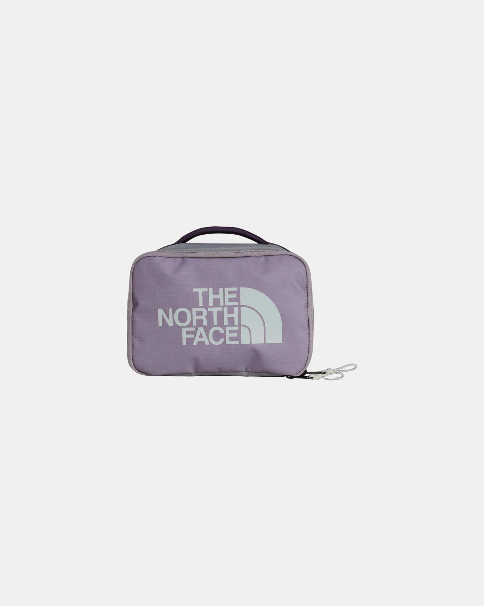 Trousse de toilette recyclée The North Face Voyager à personnaliser - Transcendent Grey-Endless Dusk-High Rise Grey