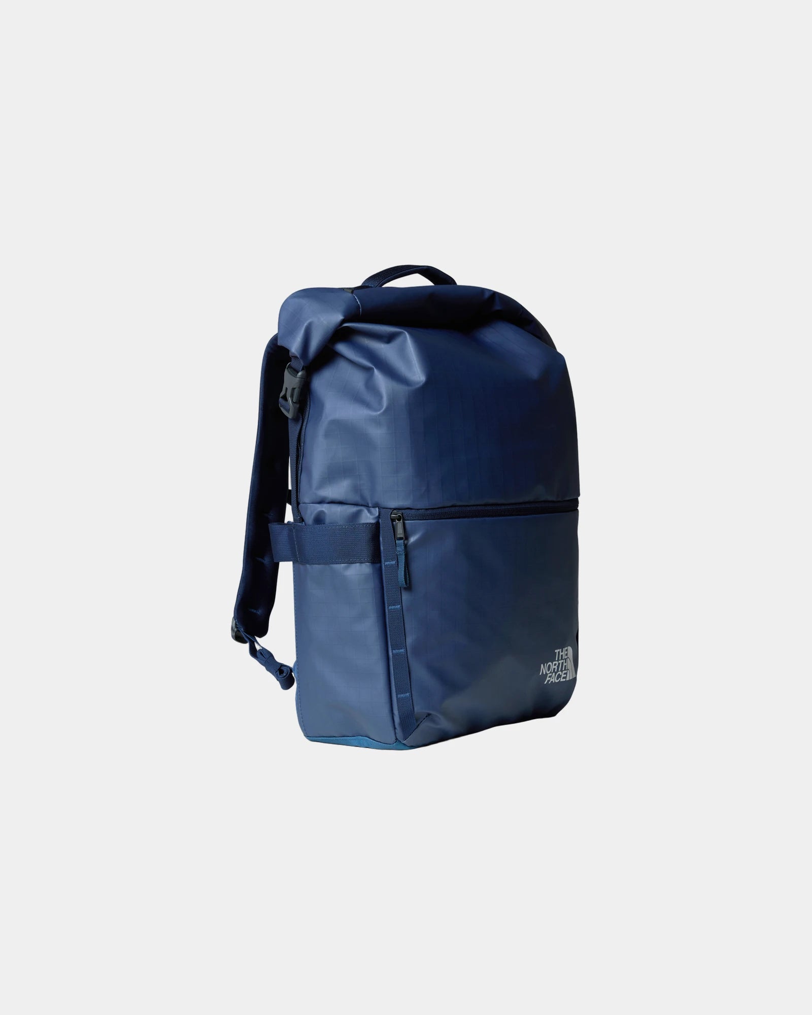 Sac à dos recyclé The North Face Voyager à personnaliser - Shady Blue-Summit Navy