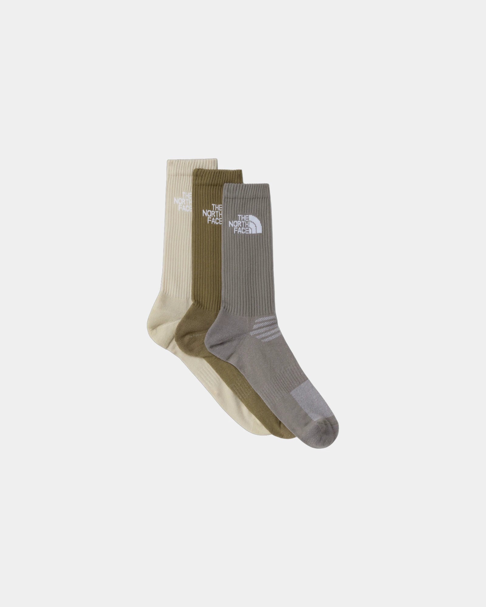 Chaussettes mi-mollets amorti The North Face à personnaliser - Stone Slab-Desert Stone-Cedar