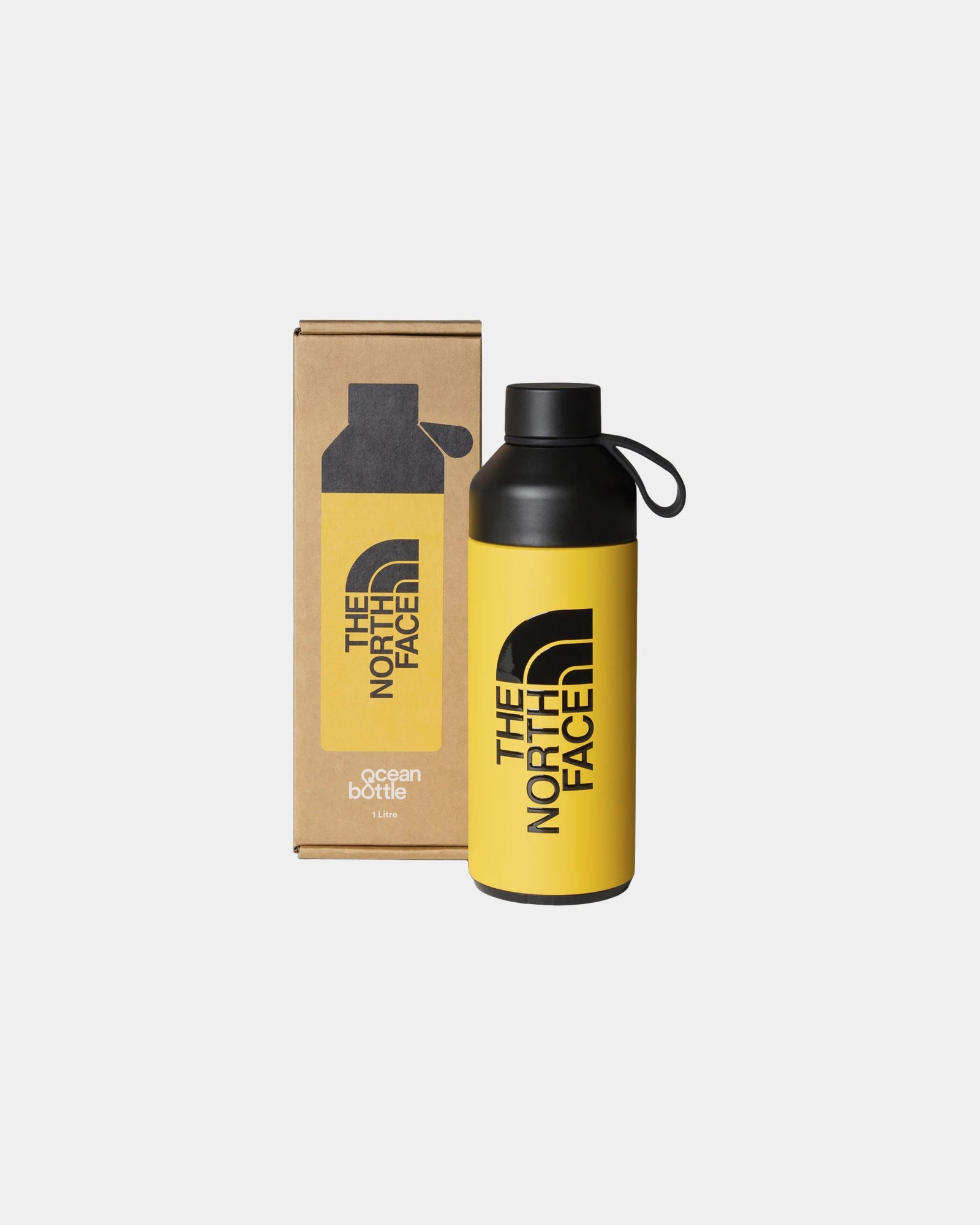 Gourde inox recyclé The North Face 0,9L à personnaliser - Summit Gold-Tnf Black