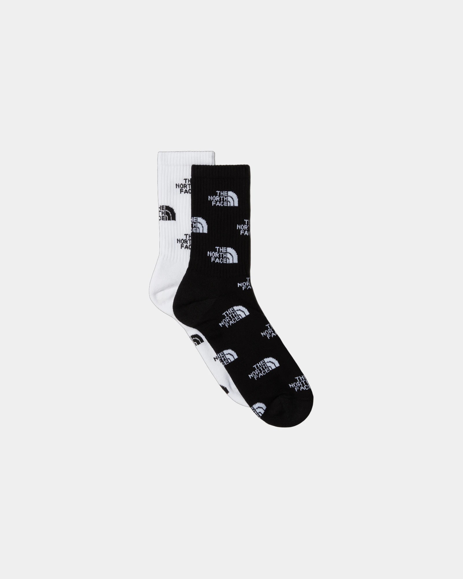 Chaussettes Everyday mi-mollets The North à personnaliser - Tnf Black-Tnf White