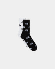 Chaussettes Everyday mi-mollets The North à personnaliser - Tnf Black-Tnf White