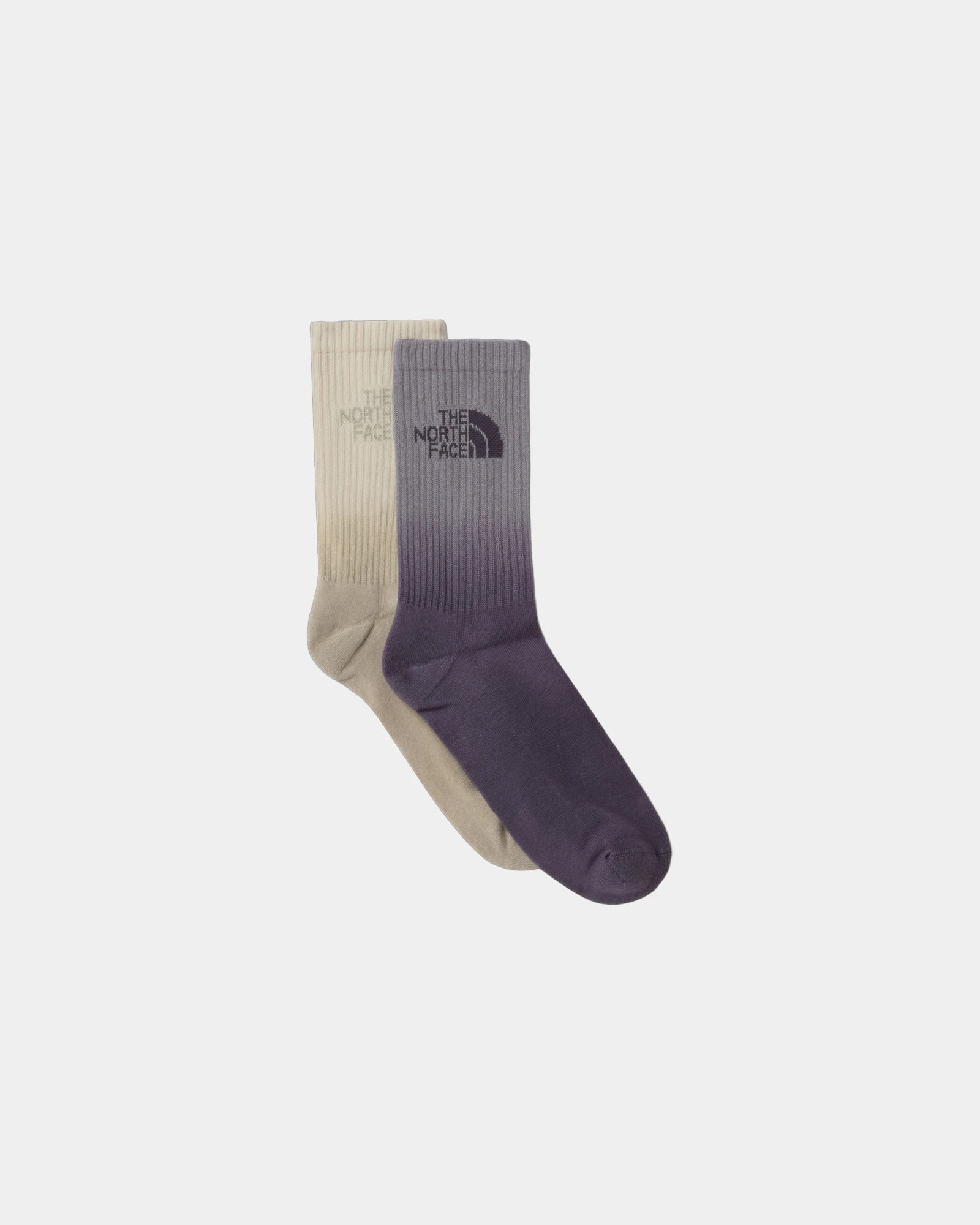 Chaussettes Everyday Dip-Dye mi-mollets The North Face à personnaliser - Transcendent Grey-Endless Dusk-Stone Slab-Desert Stone