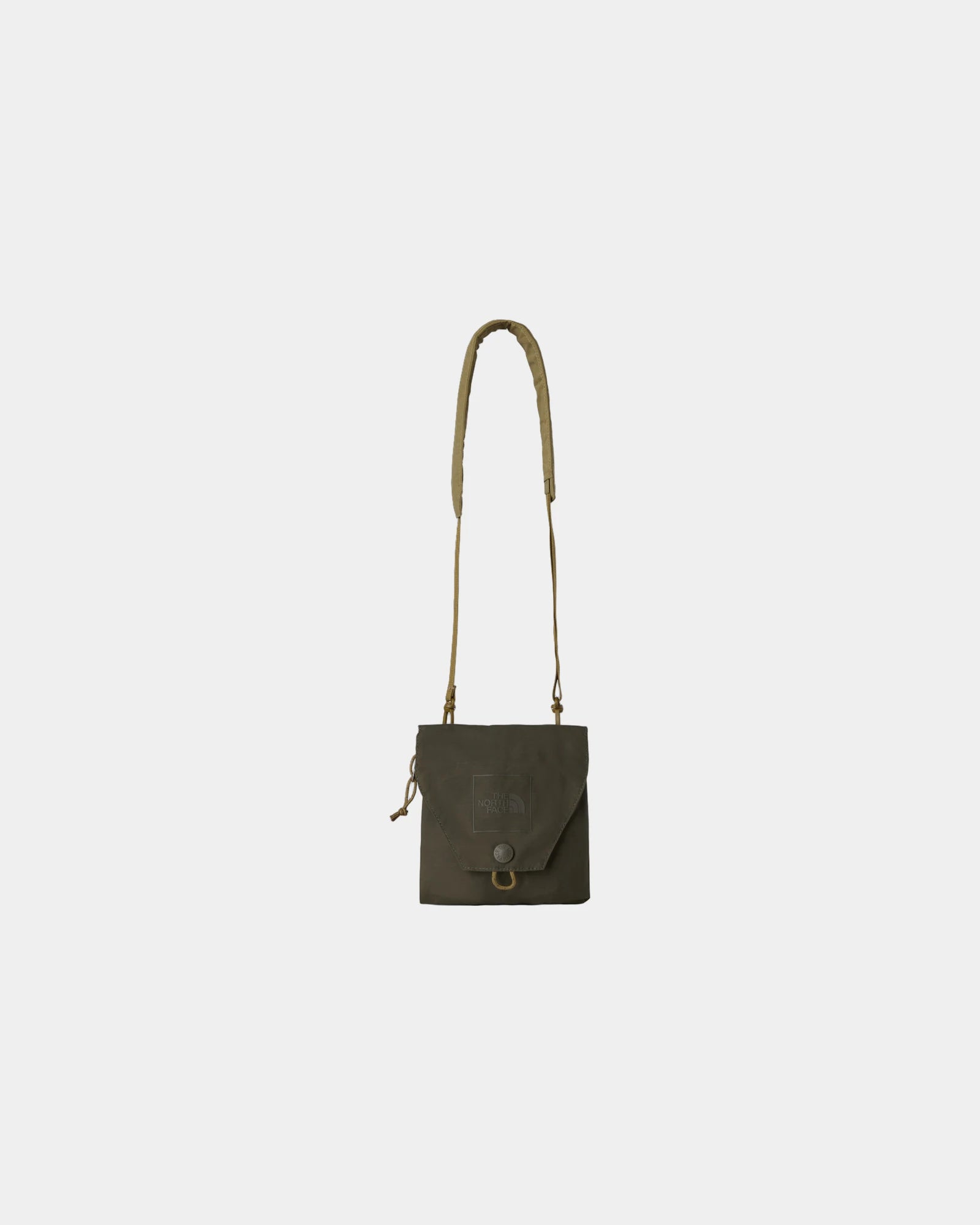 Sac bandoulière tissu ciré The North Face Glen Canyon à personnaliser - Cedar-New Taupe Green