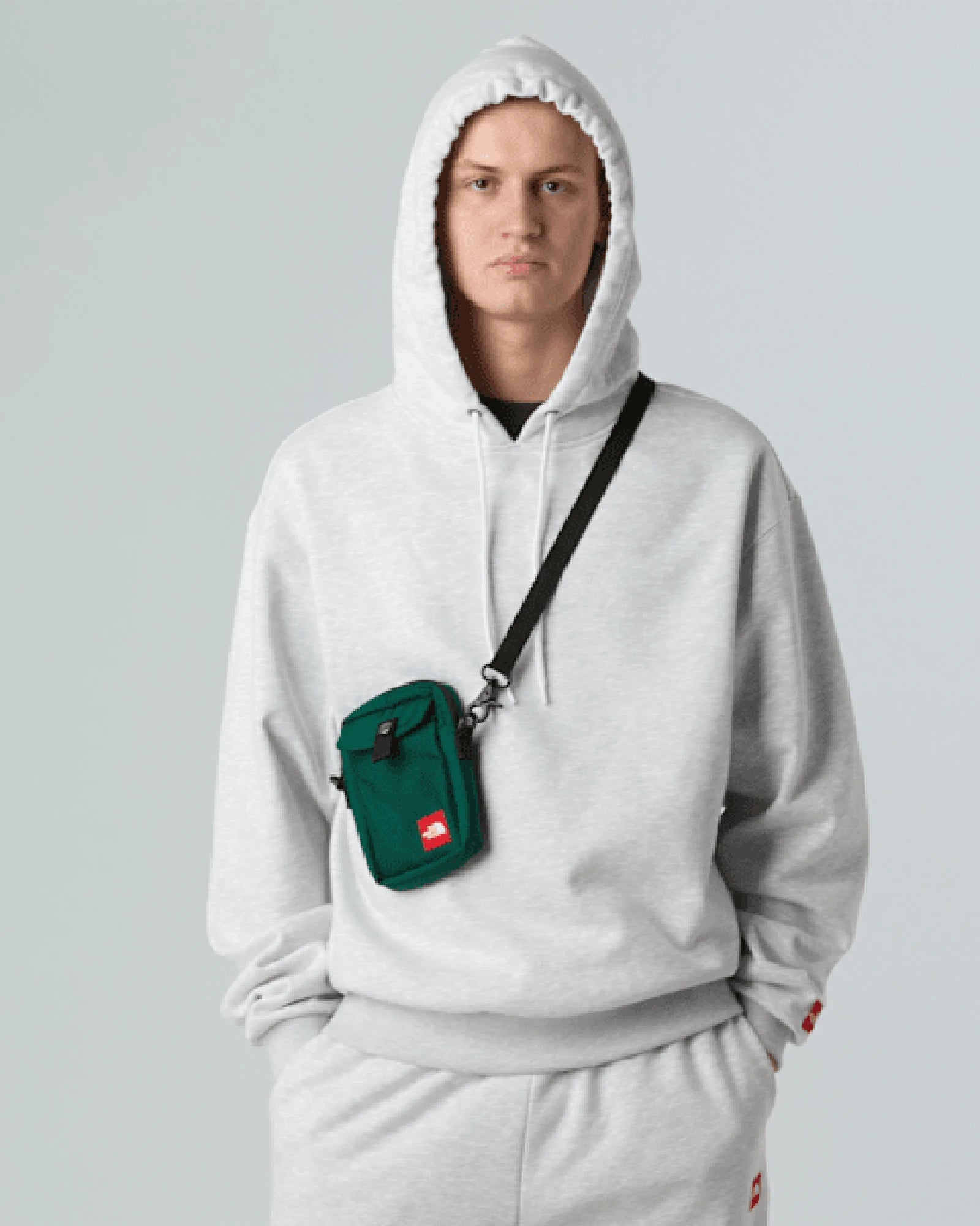 Sac bandoulière nylon recyclé The North Face Red Box à personnaliser - 9