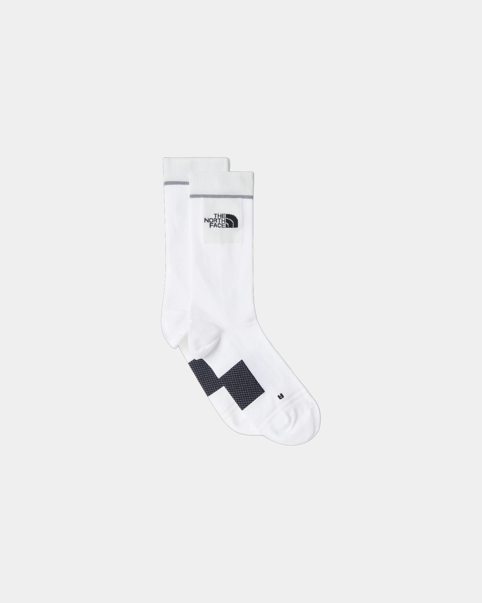 Chaussettes mi-mollets légères The North Face Trail Run à personnaliser - Pearl Stone-Tnf White