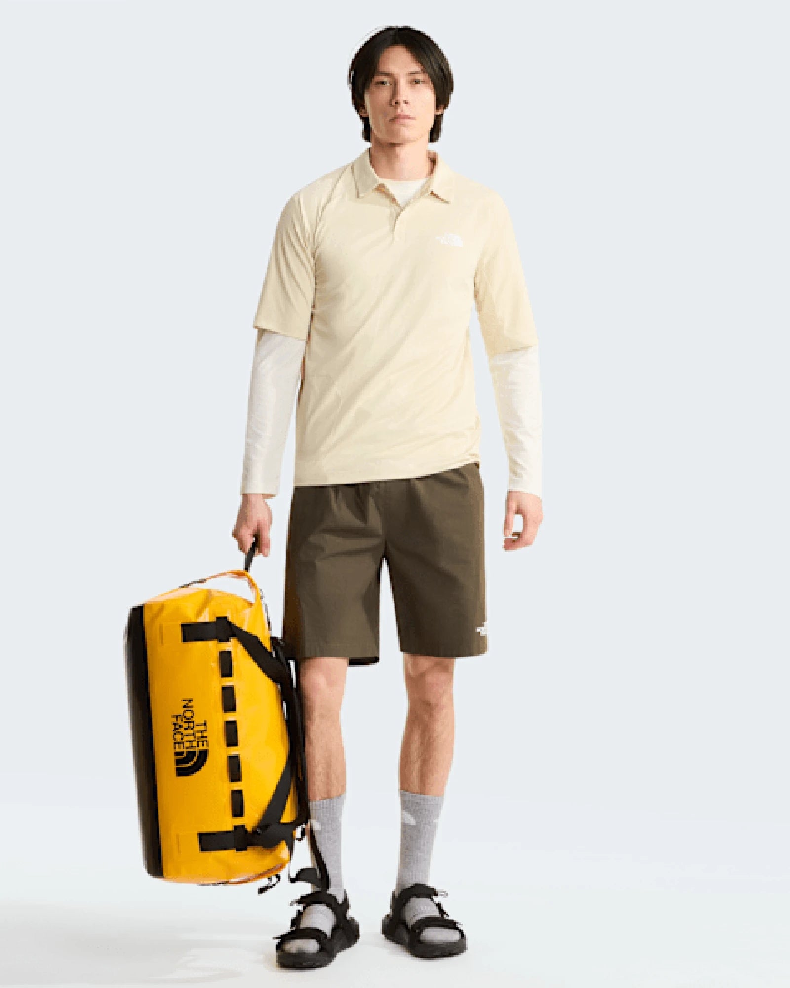 Sac duffel imperméable The North Face 50L à personnaliser - 7