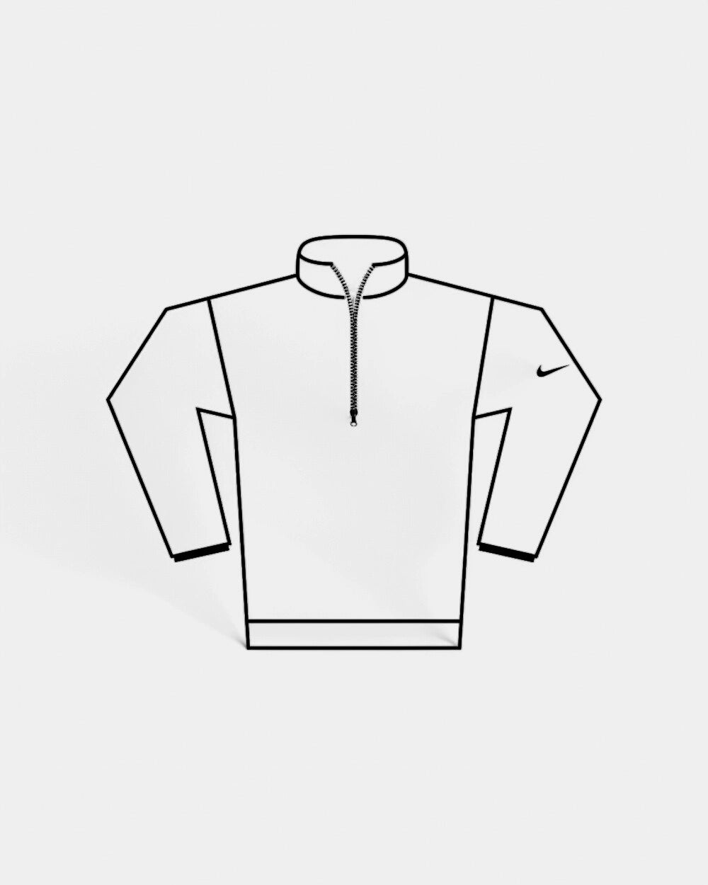 Nike Tour Half-Zip Piqué Top à personnaliser - 6