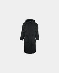 Peignoir capuche éponge coton 420g/m² à personnaliser - Black