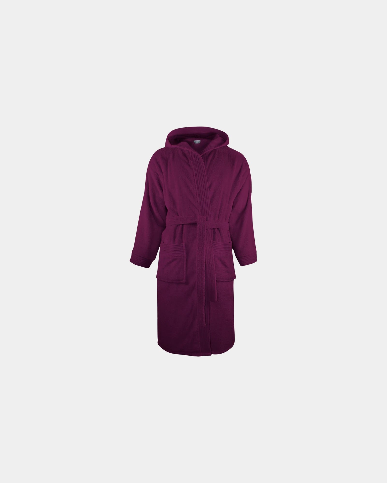 Peignoir capuche éponge coton 420g/m² à personnaliser - Plum