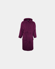 Peignoir capuche éponge coton 420g/m² à personnaliser - Plum