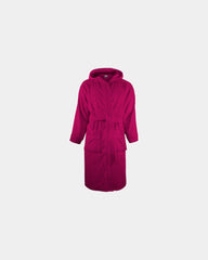 Peignoir capuche éponge coton 420g/m² à personnaliser - Magenta