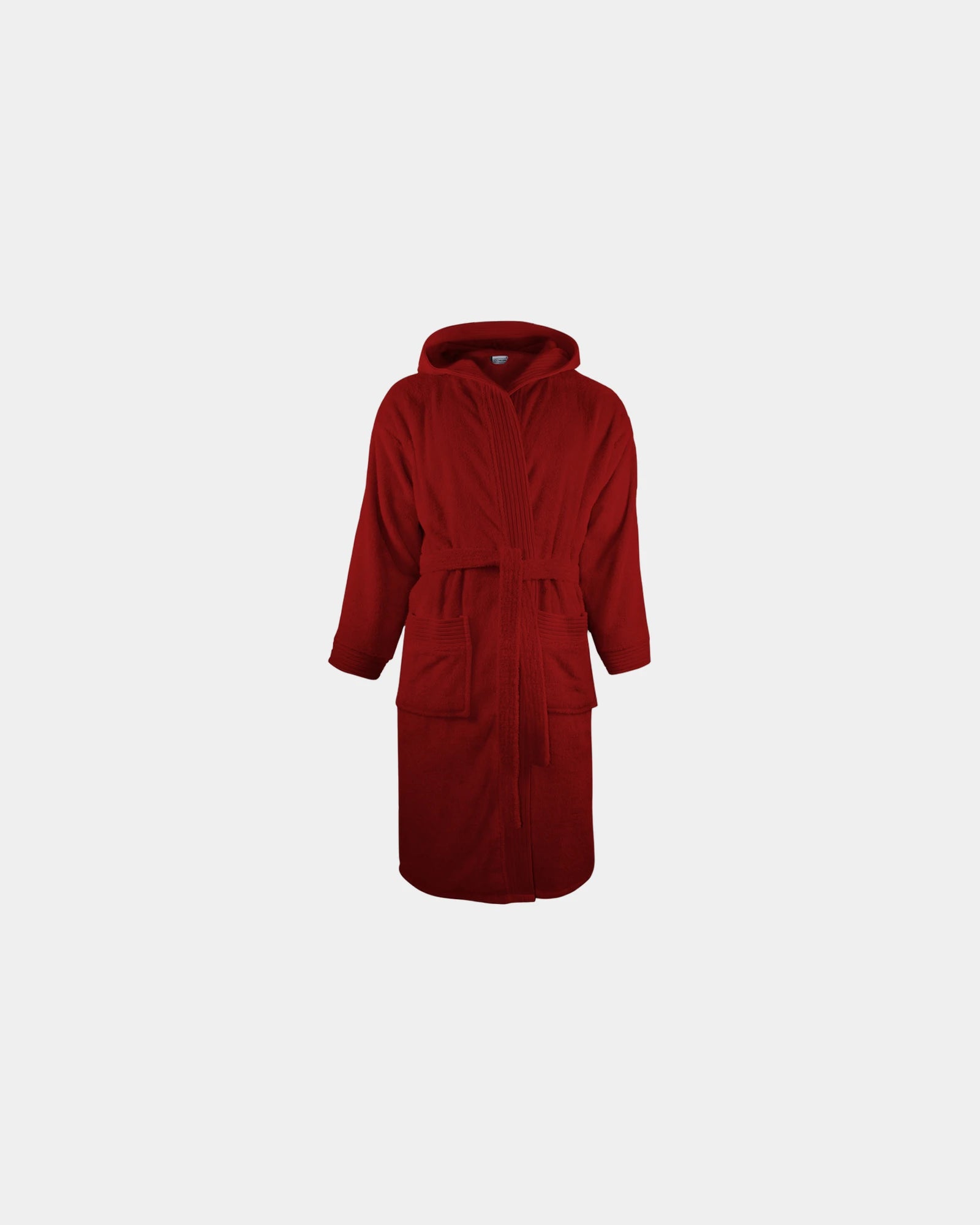 Peignoir capuche éponge coton 420g/m² à personnaliser - Burgundy