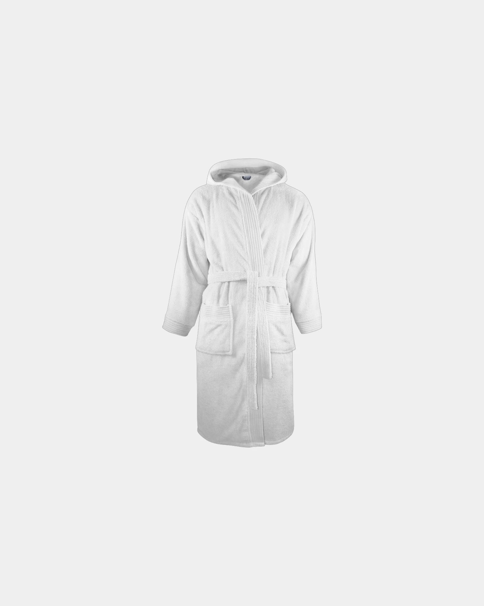 Peignoir capuche éponge coton 420g/m² à personnaliser - White