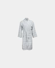 Peignoir éponge coton 150g/m² Hamam à personnaliser - Light Grey / White